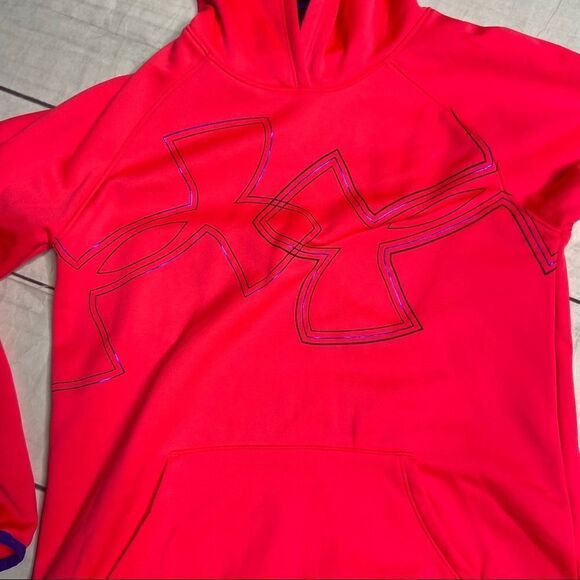 Under Armour hot pink Youth XL hoodie - Picture 8 of 10